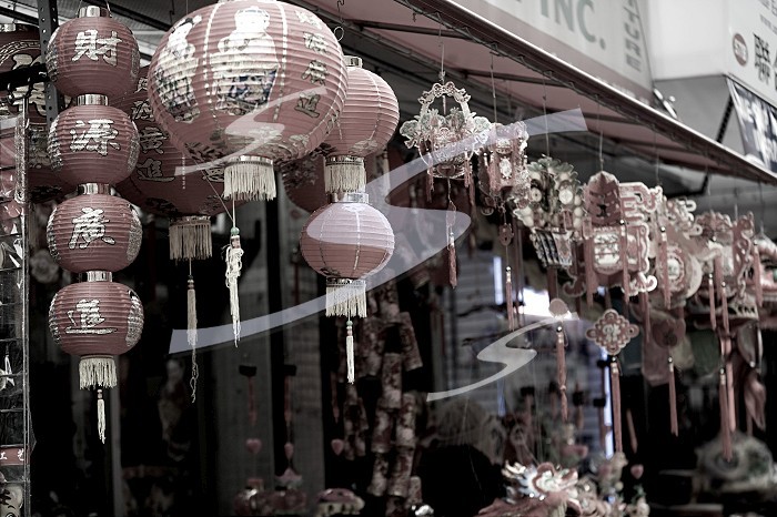 Lanterns in china town new york