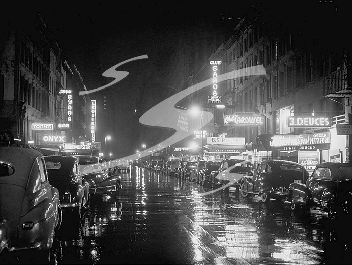 52nd Street, New York, N.Y., ca. July 1948. Creator: William Paul Gottlieb.