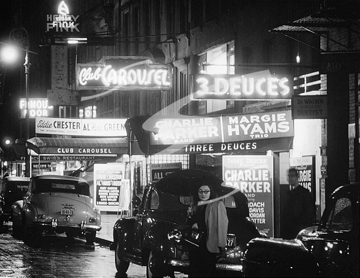 52nd Street, New York, N.Y., ca. 1948. Creator: William Paul Gottlieb.