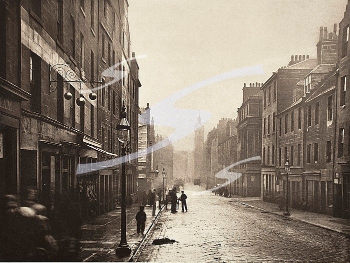 High Street From College Open (#4), Printed 1900. Creator: Thomas Annan.