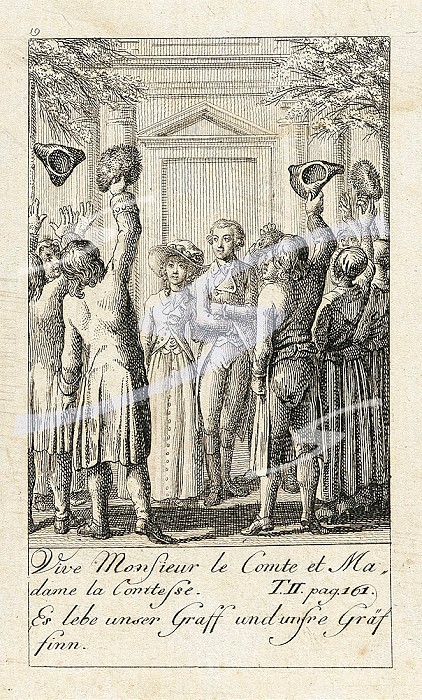 Illustration for ´Caroline of Lichtfield´, 1786. Creator: Daniel Nikolaus Chodowiecki.