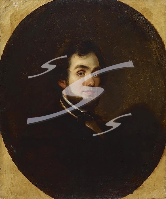 Self-Portrait, c1850. Creator: Alfred Jacob Miller.