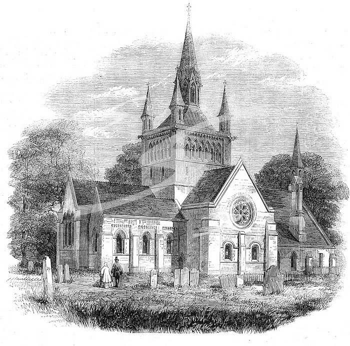 Whippingham Church, near Osborne, Isle of Wight, 1862. Creator: Unknown.