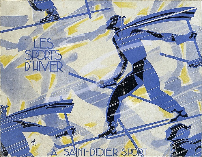 Les sports d´hiver a Saint-Didier Sport, 1935. Creator: Caplen (active 1920s-1930s).