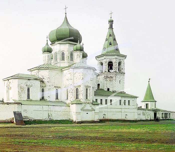 Trinity Monastery for men in the city of Tiumen, 1912. Creator: Sergey Mikhaylovich Prokudin-Gorsky.