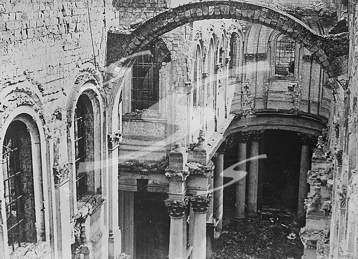 Arras Cathedral, 1917. Creator: Bain News Service.
