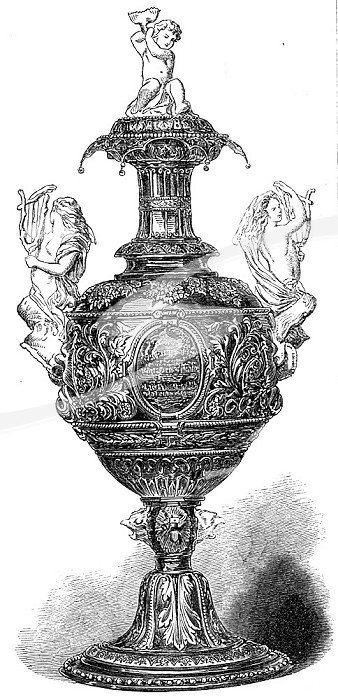Royal Victoria Yacht-Club Regatta: the Commodore´s Cup, 1864. Creator: Unknown.