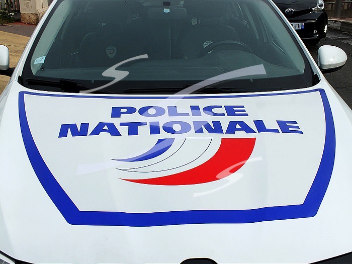 National Police vehicle.
