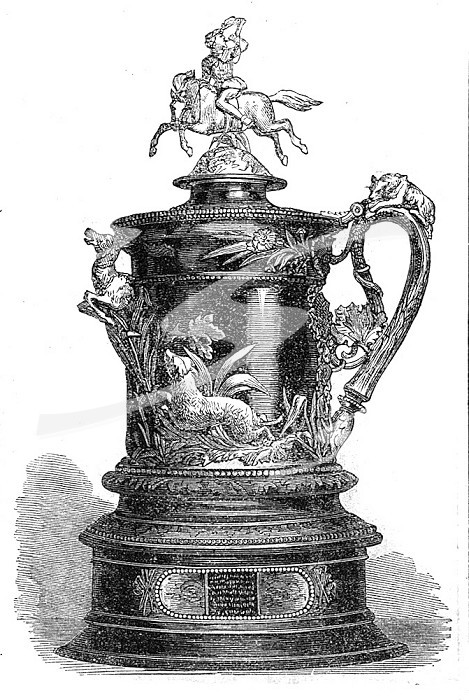The Commodore´s Cup of the Royal Victoria Yacht Club, 1865. Creator: Unknown.